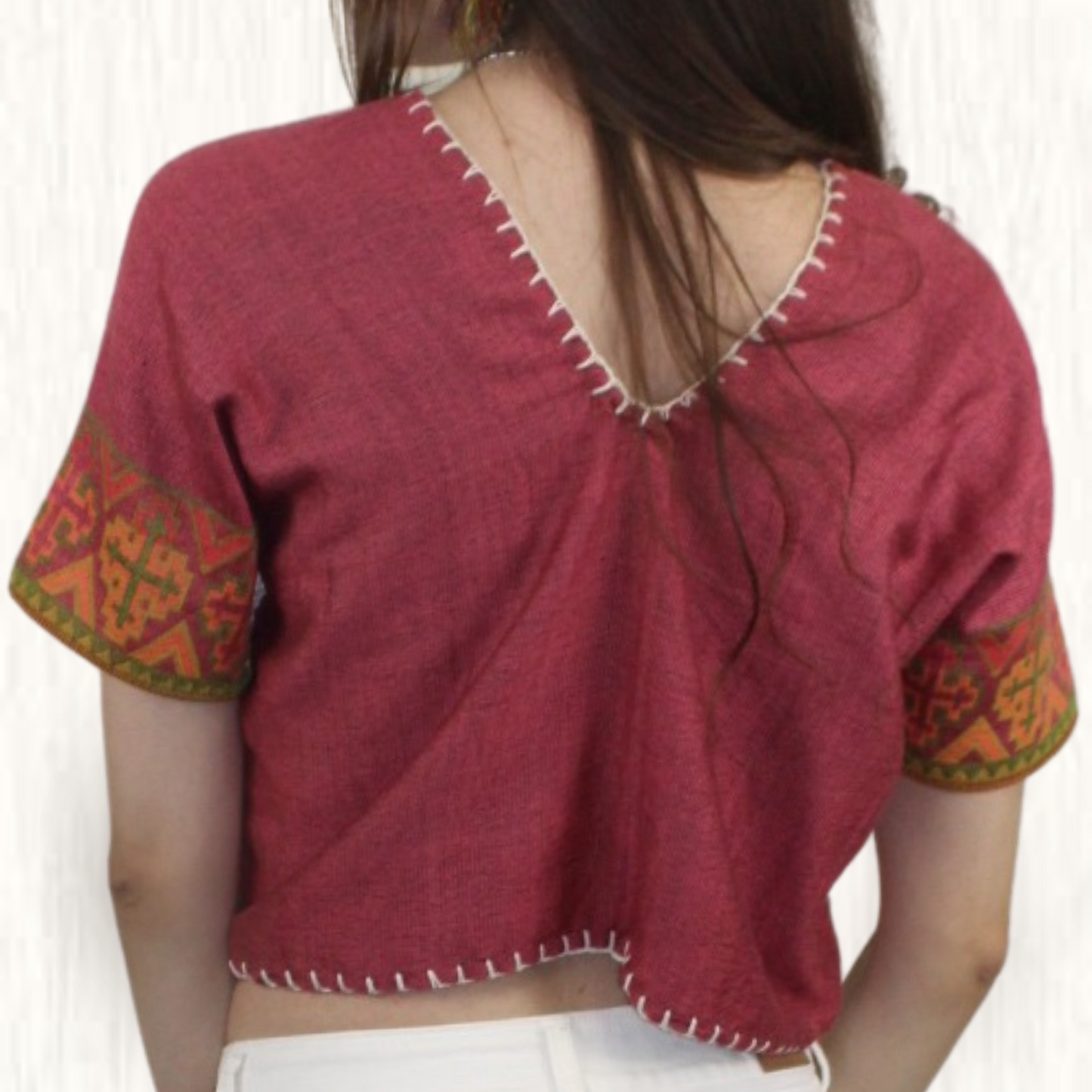 Huipil Ombliguero Top