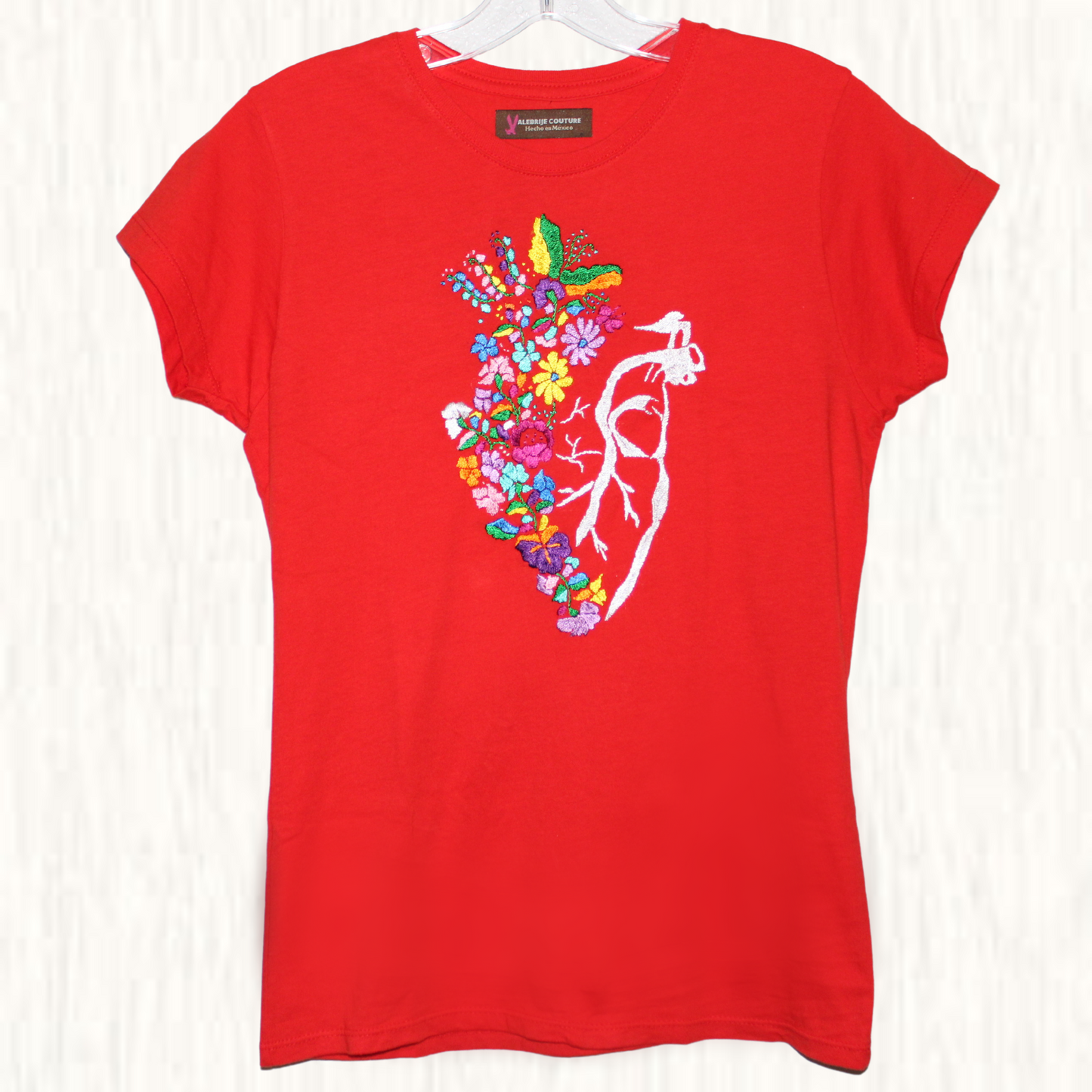 Vida Corazon Hand Embroidered Shirt