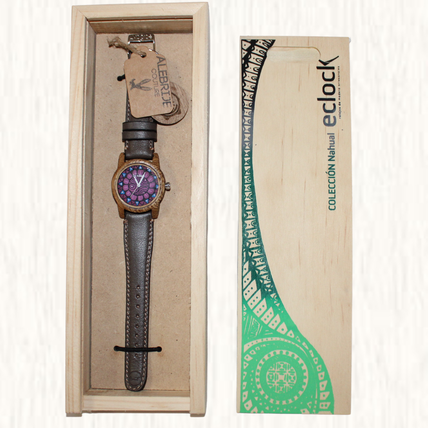 Alebrije Eclock Tlali Rosa Nahual Women Watch