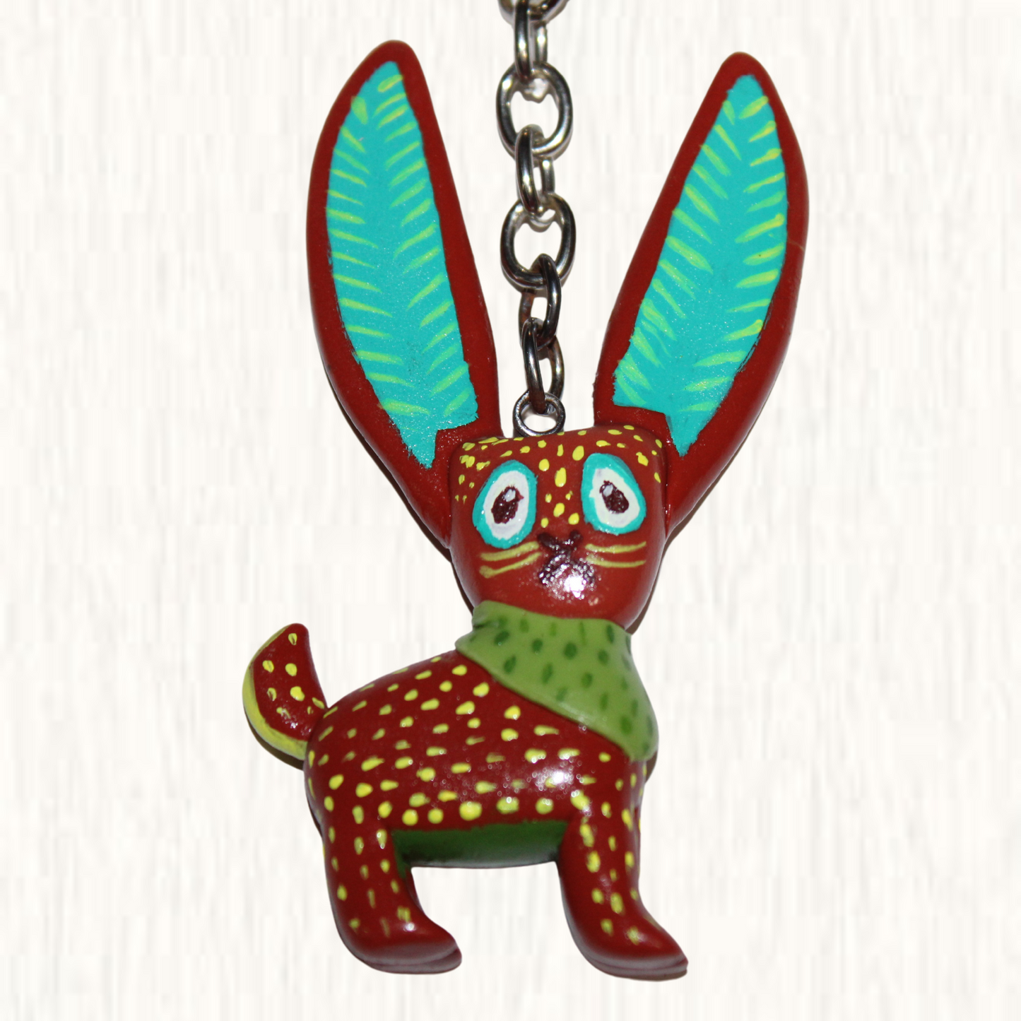 Alebrije Logo Cold Porcelain Handmade Key Chain