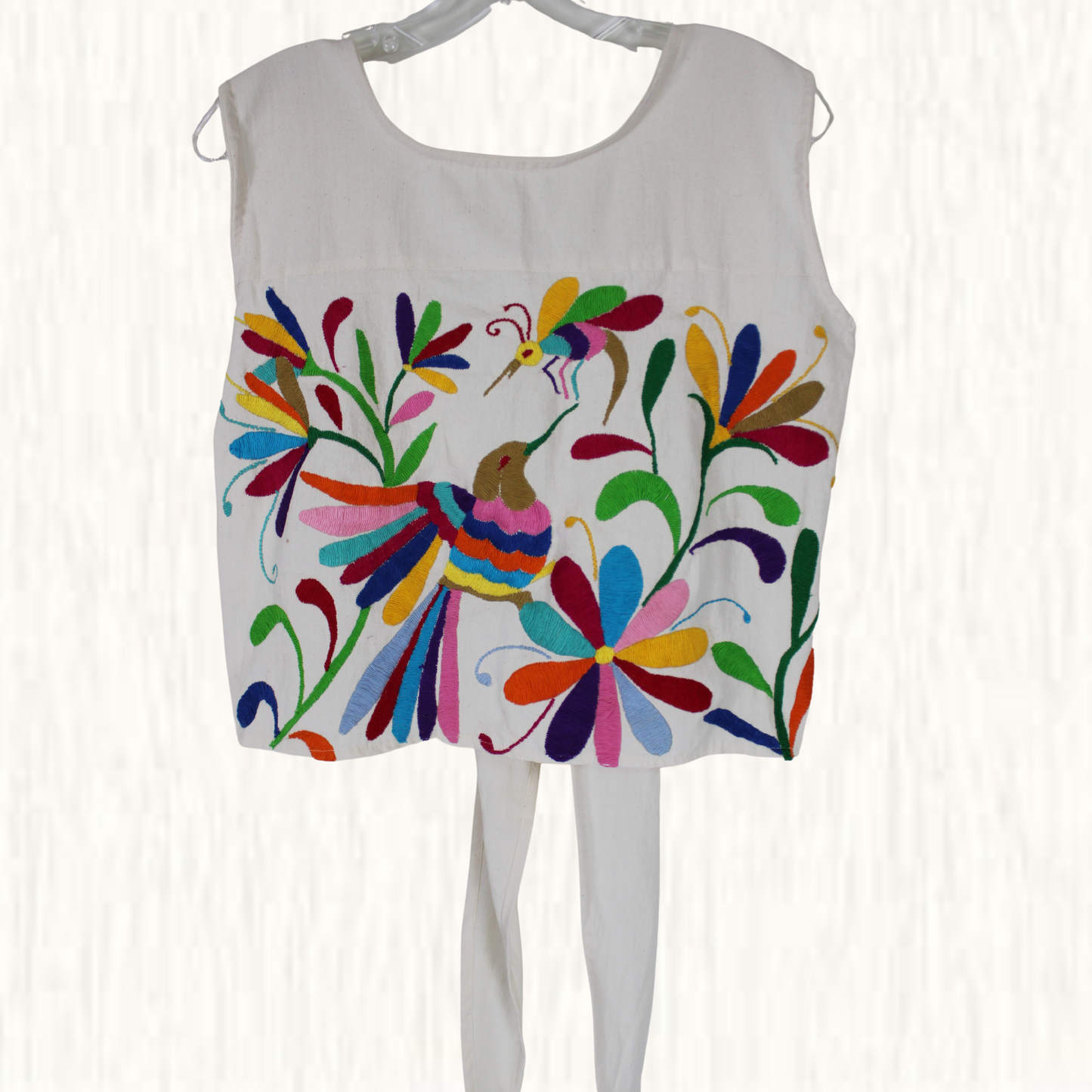 Manta Otomi Hand Embroidered Top