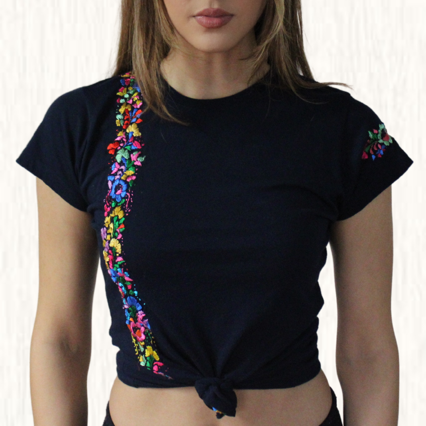 Linea Floral Hand Embroidered Shirt