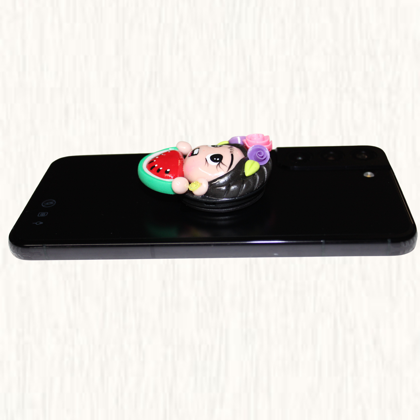 Frida Sandia Cold Porcelain Handmade Phone Grip