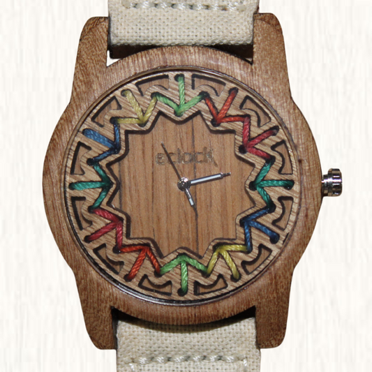 Alebrije Eclock Otomi Beige Men Watch