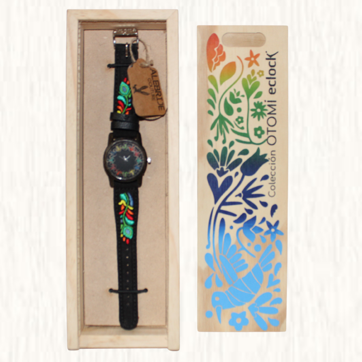 Alebrije Eclock Otomi Negro Women Watch.