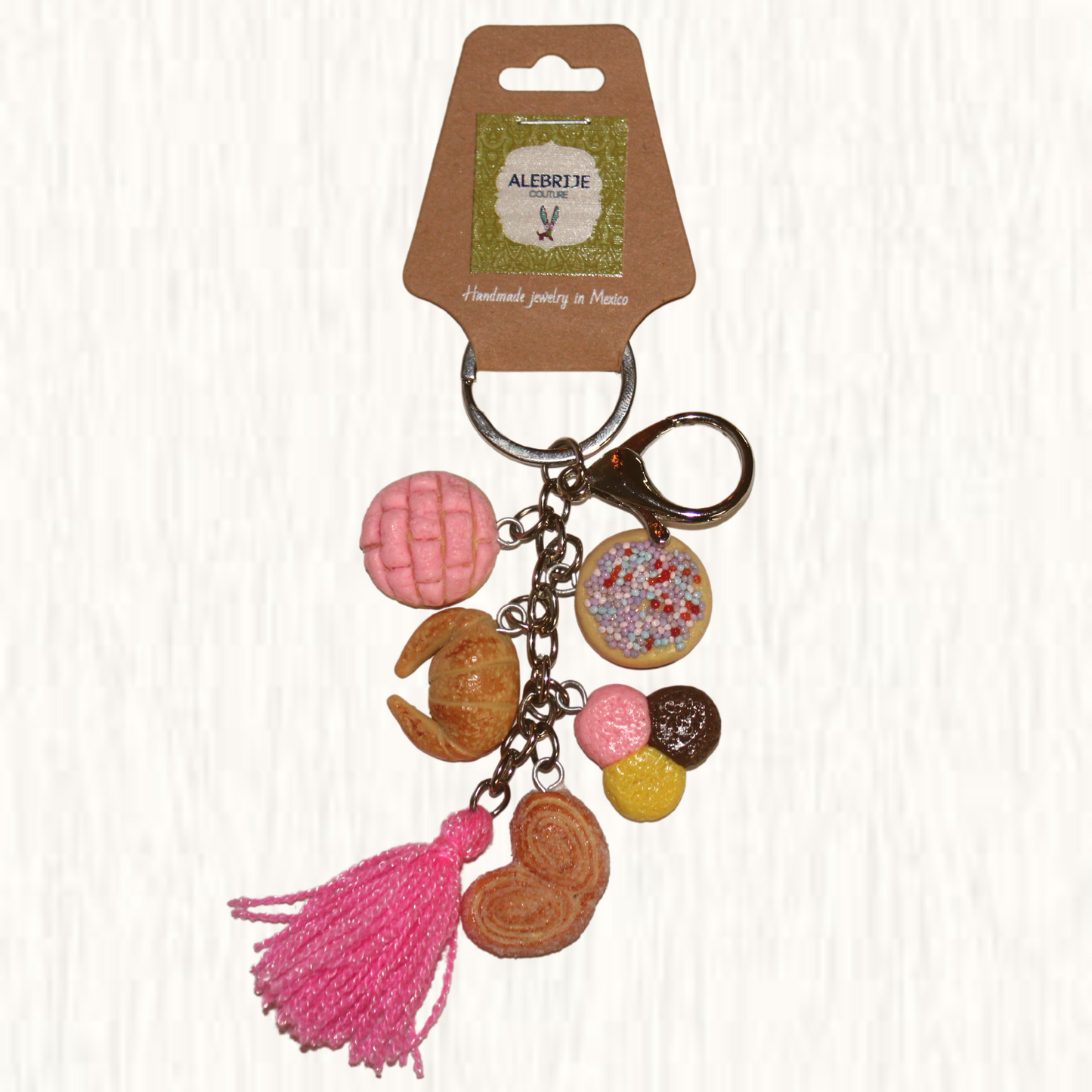 Pan Dulce Cold Porcelain Handmade Key Chain