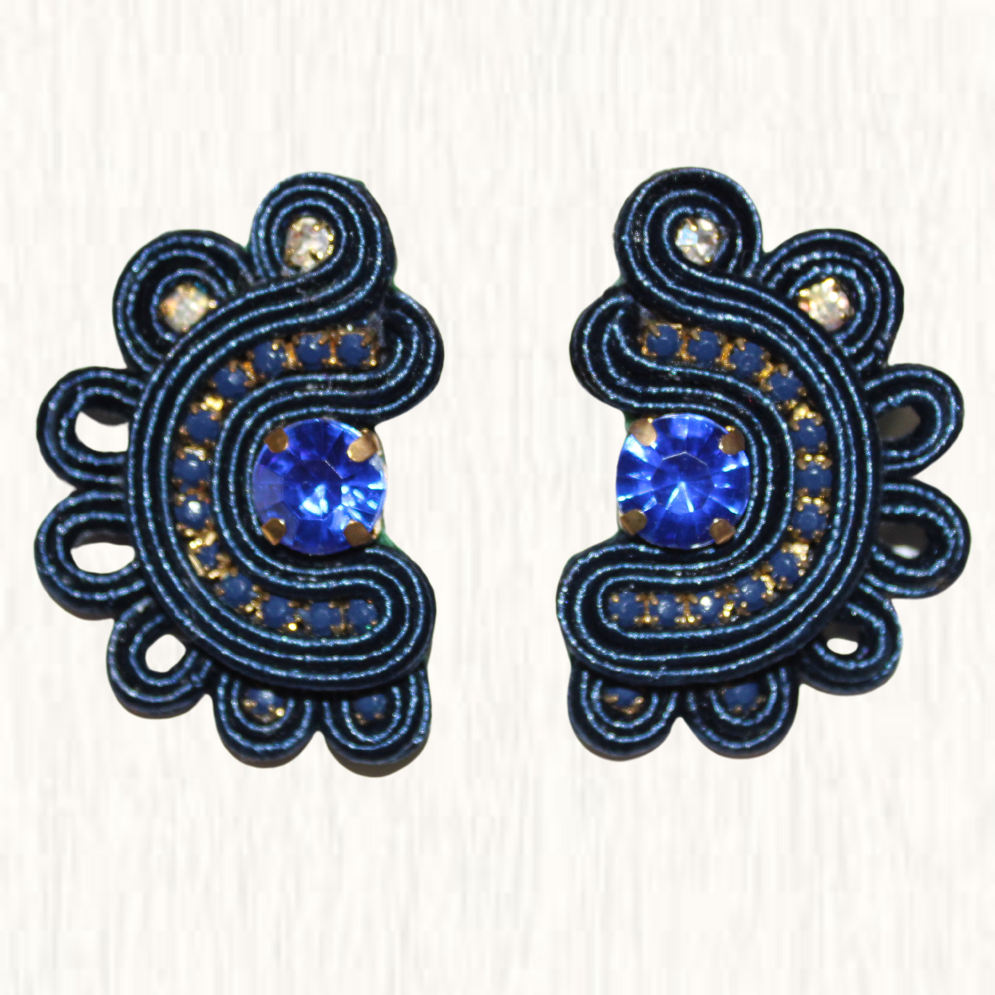 Soutache Earring Azul Rey