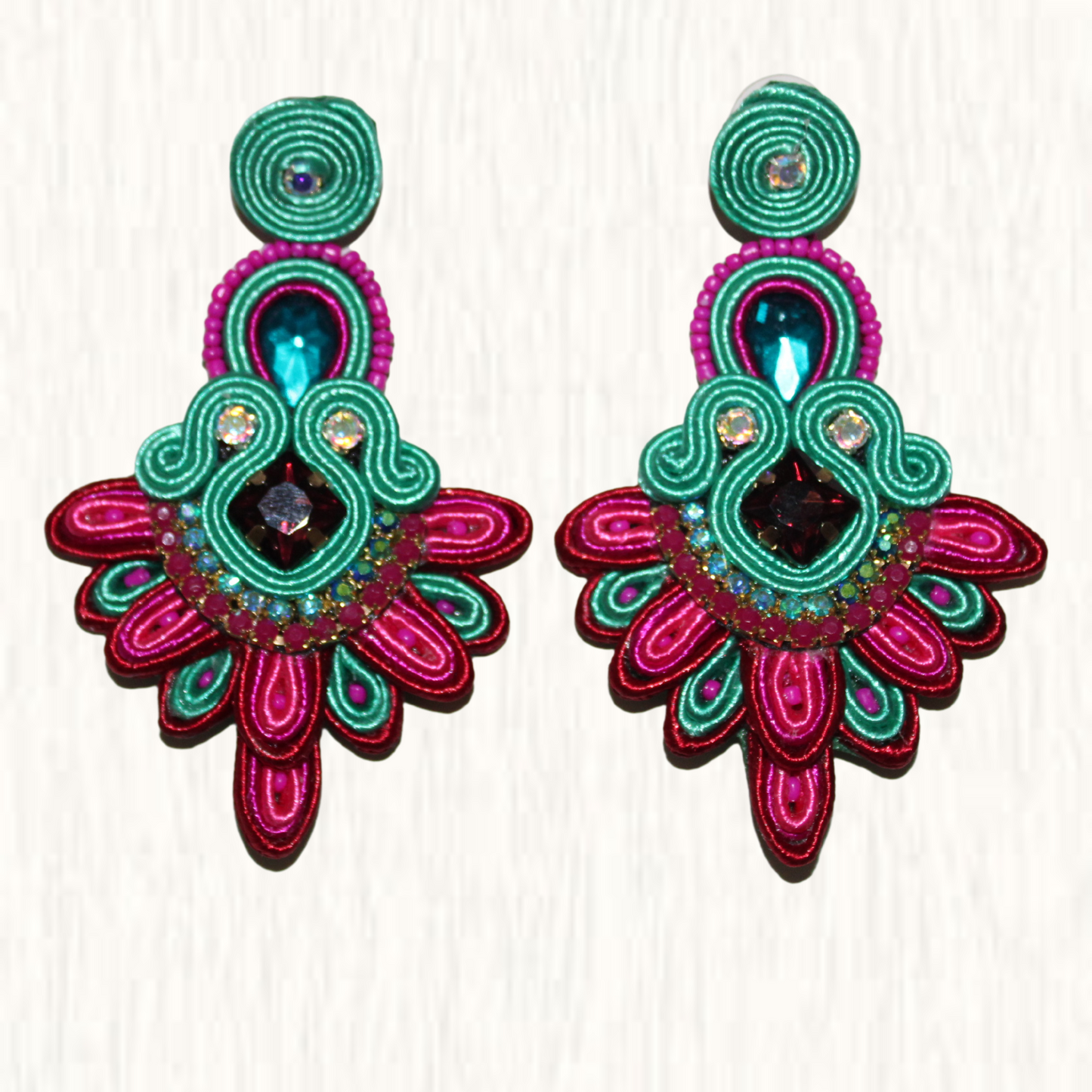 Soutache Earring Talpa Chicle