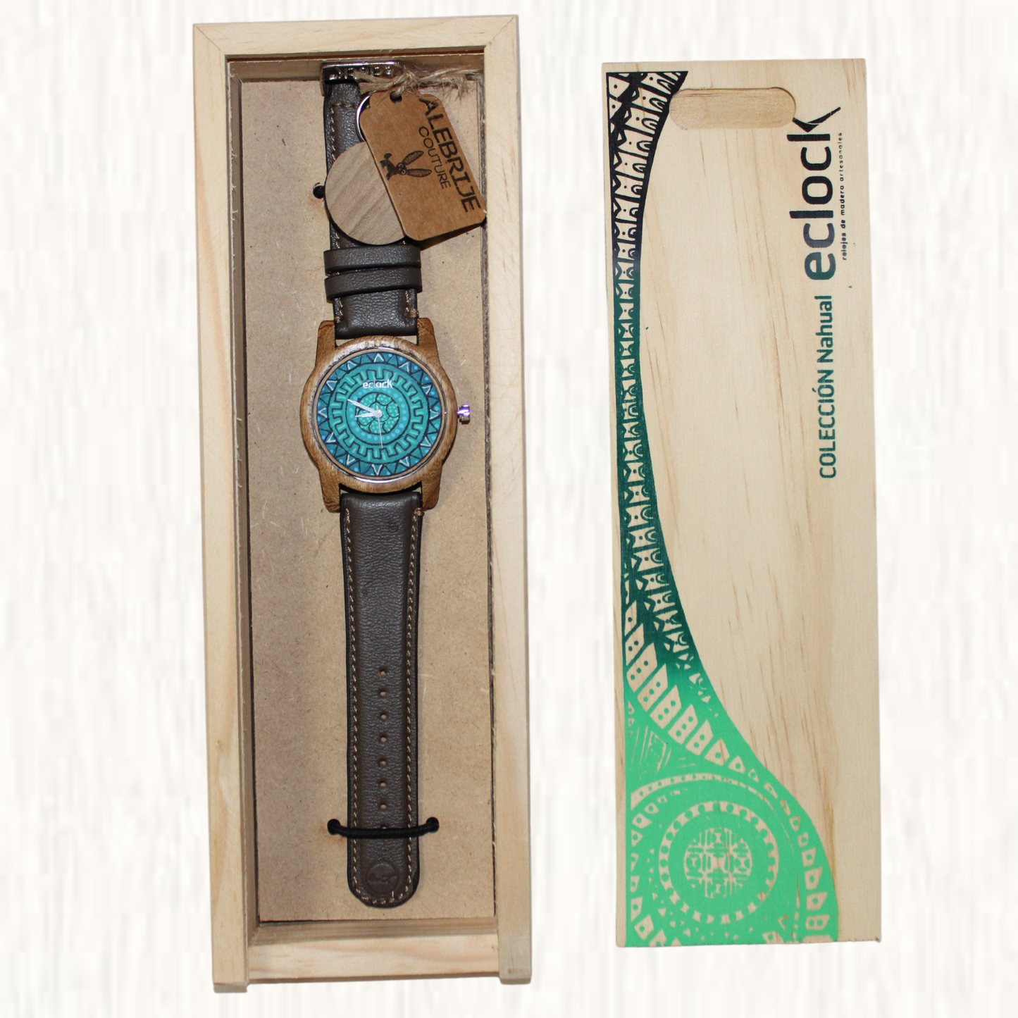 Alebrije Eclock Tlaliac Turquesa Nahual Men Watch